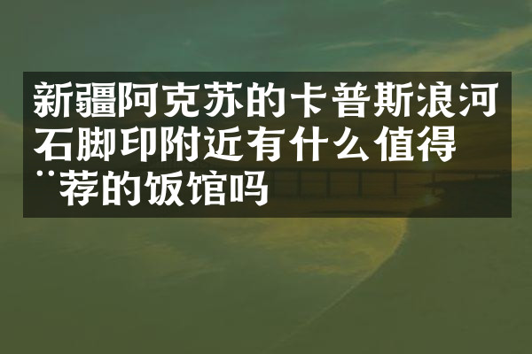 新疆阿克苏的卡普斯浪河石脚印附近有什么值得推荐的饭馆吗