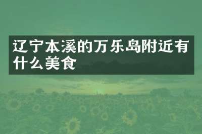辽宁本溪的万乐岛附近有什么美食