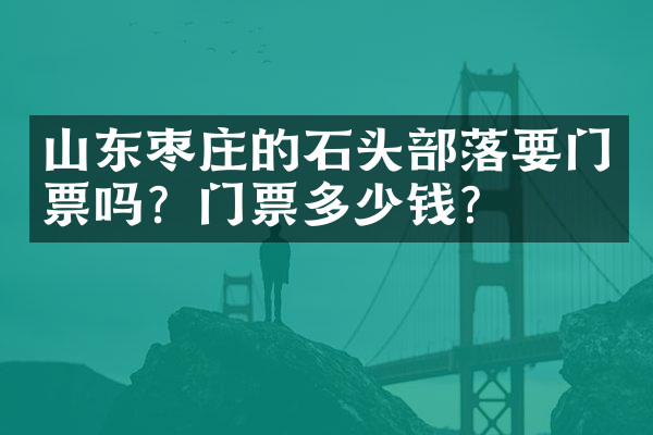 山东枣庄的石头部落要门票吗？门票多少钱？