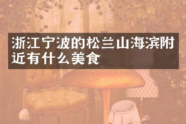 浙江宁波的松兰山海滨附近有什么美食