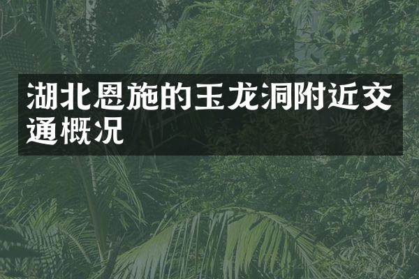 湖北恩施的玉龙洞附近交通概况