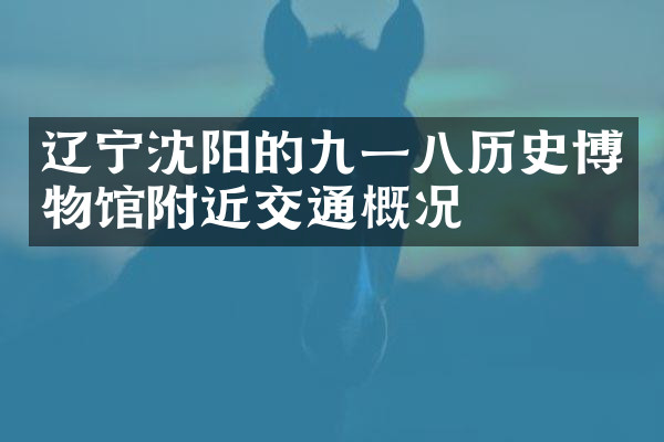 辽宁沈阳的九一八历史博物馆附近交通概况
