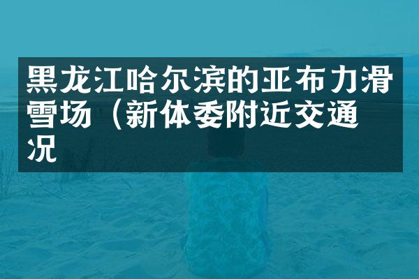黑龙江哈尔滨的亚布力滑雪场（新体委附近交通概况