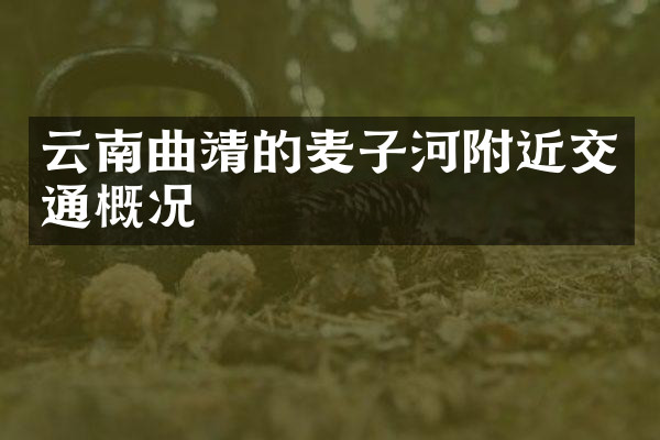 云南曲靖的麦子河附近交通概况