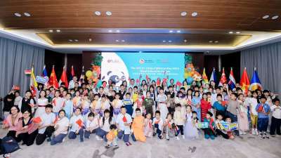 中国和东盟国家70余名儿童在京参加交流活动