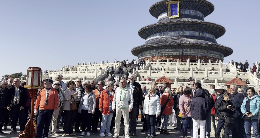 北京迎来大规模德语入境旅游团