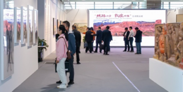 “丝路丹青·敦煌映像”美术精品展开幕